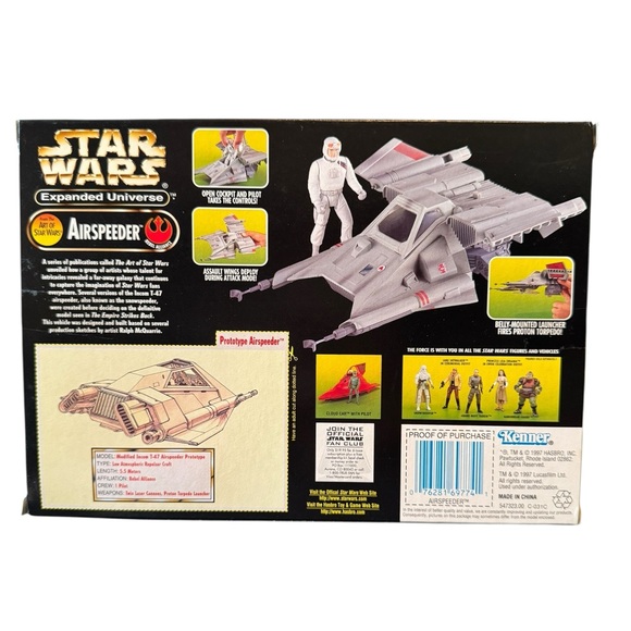 Star Wars Expanded Universe Airspeeder with Pilot - Picture 4 of 5